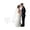 Black, variant on 4.3" Wedding Bride and Groom Cake Topper, Vintage Elegant Wedding Cake Topper Couple Figurine for Engagement, Romantic Funny Couple Statue Anniversary Bridal Shower Party, 1 Pack,White