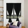 thumbnail image 6 of Full Darkening Curtains, Blackout Window Shades, Velcro No-drill Design, 47x79 Inch Oversized Panel, for Bedroom, Living Room, and Home Theater, Navy Blue, by Ihhxbz, 6 of 9