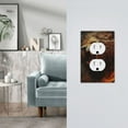 thumbnail image 5 of Fotbe Cool Flame Lion A Print Duplex Receptacle Wall Plate, 1-Gang 5.0" x3.0" Wall Outlet Covers, Dual Outlet Faceplates Covers, Color-matched Screws Included-Style S, 5 of 6