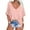 Pink, variant on Women's Oversized V-Neck T-Shirts Summer Casual Loose Fit Short Sleeve Top Tees