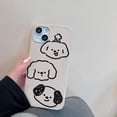 thumbnail image 3 of Cute Cartoon Graffiti Dog Avatar Soft Phone Case Compatible with iPhone Case (White,iPhone 12), 3 of 5