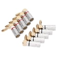 thumbnail image 3 of Conectores tipo banana ANGGREK de Sonido de Cobre Chapado en Oro, 3 of 8