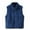Dark Blue, variant on Toddler Boys Fleece Vest Children's Zip Up Sleeveless Coat Thermal Vest, Sizes 3-4T