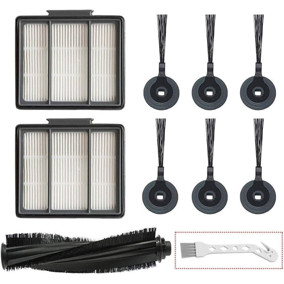 10-Piece Replacement Kit for Shark ION Robot R85 RV850 S86, Includes Filters & Side Brushes