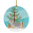 thumbnail image 1 of Australian Silky Terrier Christmas Ceramic Ornament, 1 of 1