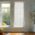 thumbnail image 6 of CoudarTitie Lace Curtain Floral Curtain Panel Elegant Drapery Window Screen Breathable Voile 100cmx150cm, 6 of 9