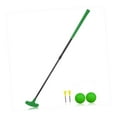 thumbnail image 3 of Putter de golf retráctil para diestros y zurdos, ideal para oficinas, patios y césped. Verde, 3 of 8
