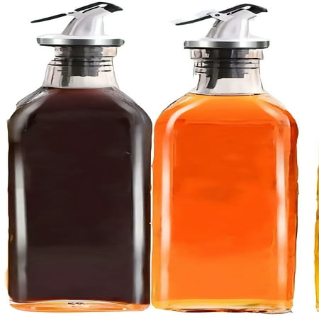 ACDANC 2026 New Oil Dispenser Olive Oil Bottle 17Oz Glass Olive Oil Dispenser Bottle Cooking Oil and Vinegar Cruet Set for Kitchen Non-Drip Oil Pour and Easy Pour Spout Set ACDANC 2026 New Oil Dispenser Olive Oil Bottle 17Oz Glass Olive Oil Dispenser Bottle Cooking Oil and Vinegar Cruet Set for Kitchen Non-Drip Oil Pour and Easy Pour Spout Set