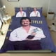 thumbnail image 1 of Pedro Pascal Conjunto de sábanas temático, trío de piezas, cómodo y amigable con la piel, diseño único, regalo de decoración para el hogar para familiares, amigos y fans, 90 cm * 190 cm, 1 of 6