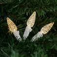 thumbnail image 3 of Northlight LED Faceted C6 Christmas Lights - Warm White - 23' White Wire - 70ct, 3 of 6