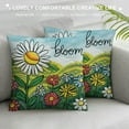 thumbnail image 3 of Creowell  Spring Pillow Cover  Daisy Bloom Decorations Seasonal Farmhouse Summer Pillow Case Decor for Sofa Couch, 3 of 5