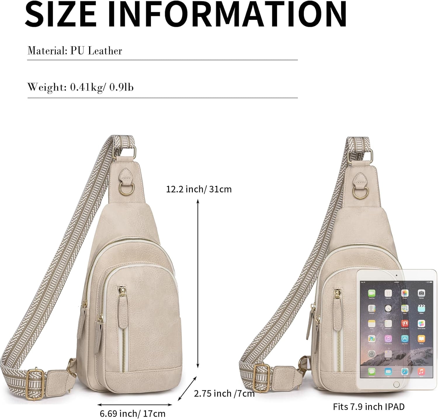 Crossbody Bag for Women Small Sling Bag Leather Shoulder Cross Body Bag for Travel