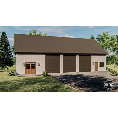 Advanced House Plans: Builder Ready Blueprints | Tyler 29457 | Pole Barn/Post Frame Plan
