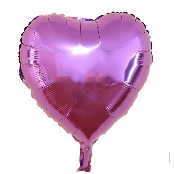Zehuanyu 10 Pcs Heart Shape Ballons Clear Balloons with Gold Glitter