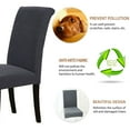 thumbnail image 2 of Hands DIY Chair Cover, Waterproof Stretch Removable Dining Chair Protector Decoration Cover Seat Slipcover For Hotel,Banquet,Home and Office, 2 of 7