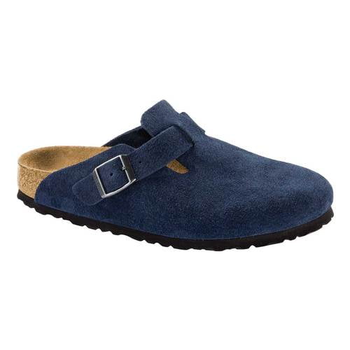 Birkenstock Boston Suede with Soft Footbed