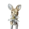 thumbnail image 2 of Northlight 9.5” Silver and Gold Glitter Standing Deer Christmas Decoration, 2 of 3