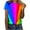 Multicolor, variant on Patlollav Womens Tshirts Under $10, Tee for Women Short Sleeve Tops Casual Loose Colorful Print Summer Ladies Multicolor T-Shirts