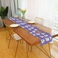 thumbnail image 2 of Yayeee Table Runner 70 inches Long Home Kitchen Dinning Party Decoration, Halloween Ghosts Purple, 2 of 7