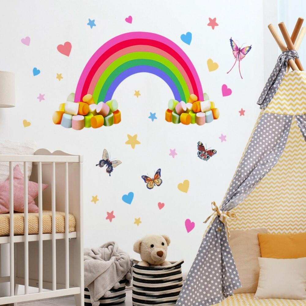 Animals Tree Monkey Wall Sticker Removable Decal Kids Baby Room Decor FM 
