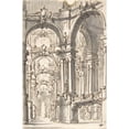 thumbnail image 3 of Giovanni Battista Natali III 13x18 Black Modern Framed Museum Art Print Titled - Design for a Stage Set (1698-1765), 3 of 5
