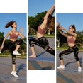 thumbnail image 6 of Eyeball Women Pants: High Waist Capris Not See-Through Printed Leggings,for Running, Fitness, Yoga, 6 of 6