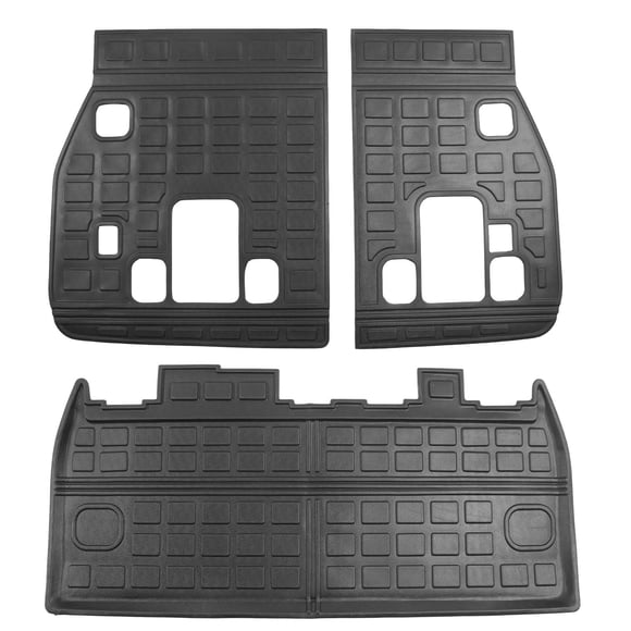 powoq Tapis de Coffre Compatible avec Kia Carnival 2022-2026 Doublure de Cargaison Protection Toutes Saisons Tapis de Dossier Arrière Remplacement pour Accessoires Kia Carnival 2022-2024 2025 2026