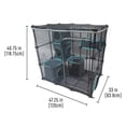 thumbnail image 4 of Kitty City - Mega kit de muebles para gatos Claw para interiores y exteriores, cama para gatos, case, 4 of 7