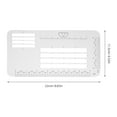 thumbnail image 2 of Amosfun 4Pcs Envelope Stencil Template Set Light Grey PP Material for Letter Addressing with 4 Design Styles, 2 of 8
