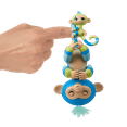 Fingerlings Baby Monkey & Mini BFFs Billie & Aiden (BlueGreen