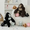 thumbnail image 4 of MorisMos 19.6" Gorillas Stuffed Animal Mommy Gorillas with 3 Baby Plush Toys, 4 of 7