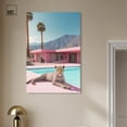 thumbnail image 2 of Art Remedy Modern Tiger Art Canvas, 30" x 45", Gallery Wrapped, Leopard Pink House, 2 of 7