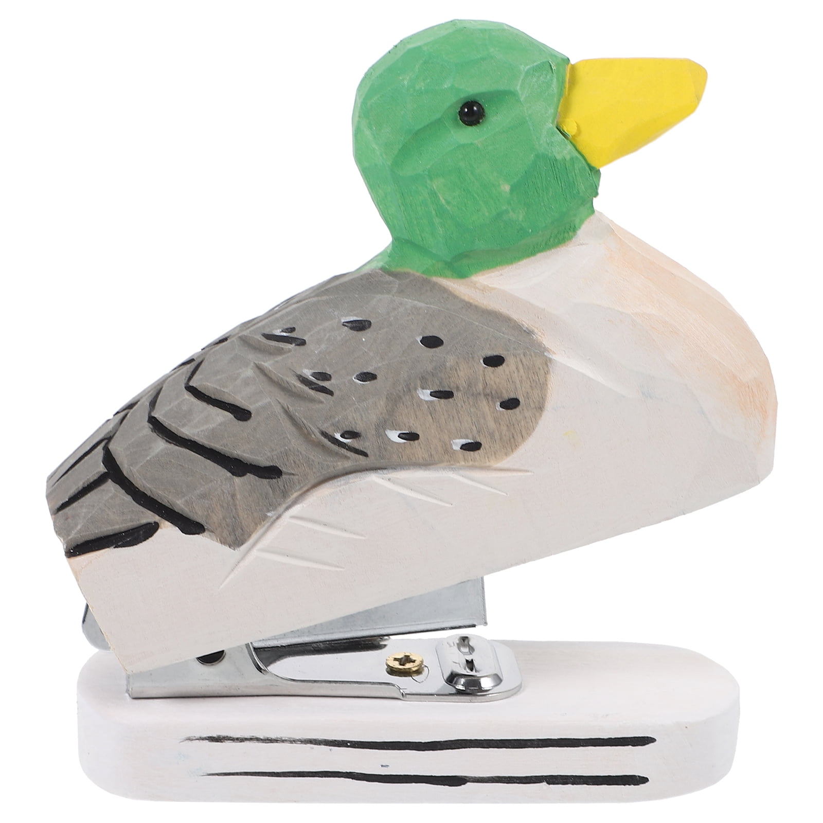 Milisten Reusable Paper Stapler Animal Stapler Office Paper Stapler Wooden Stapler Animal Stapler