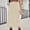 Khaki, variant on GaThRRgYP Long Cargo Skirt for Women with Pockets,Women's Spring and Summer Denim Dress Pocket Skirt Casual Mid-length Skirt