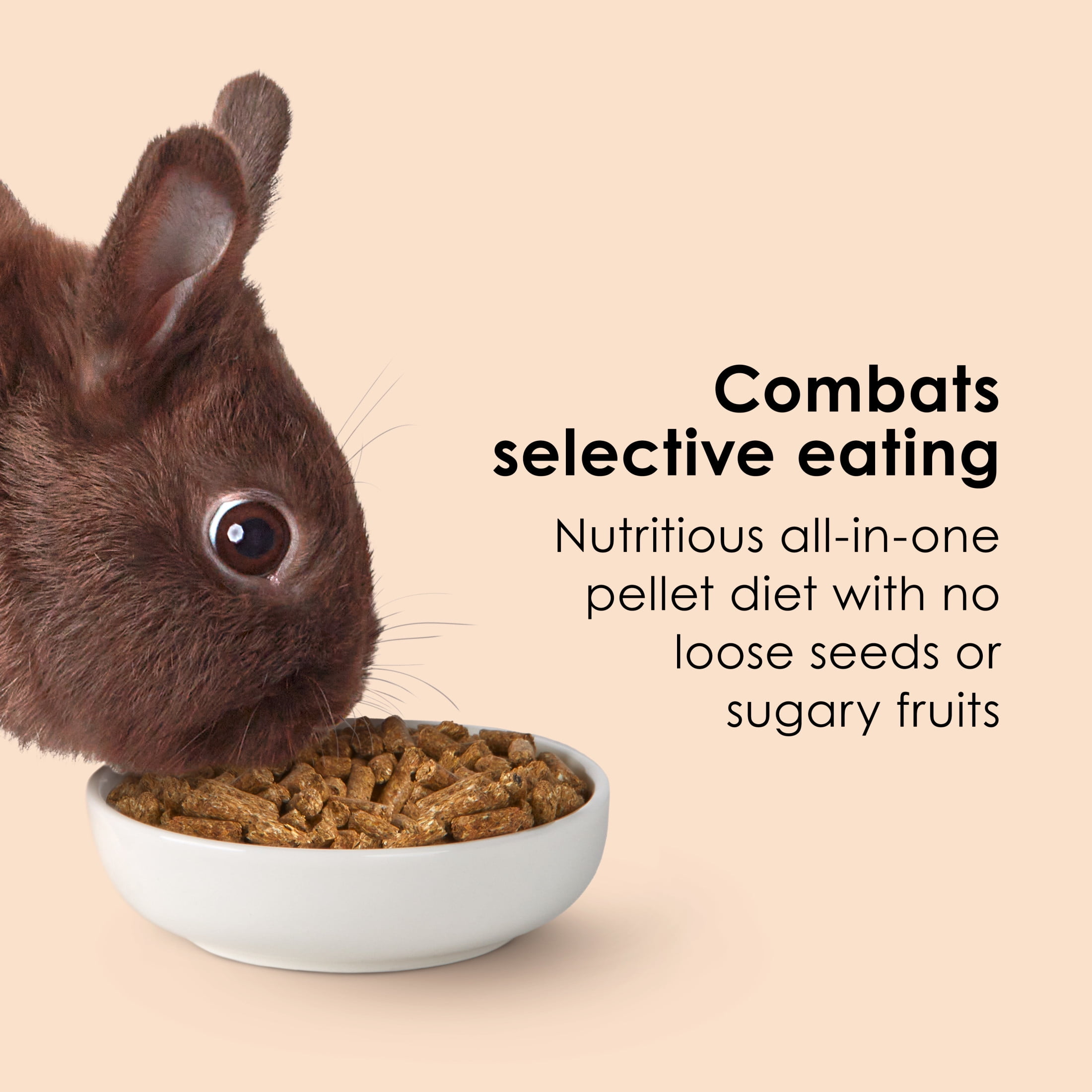 (3 pack) Kaytee Timothy Select Rabbit Food, 3.5 Pounds