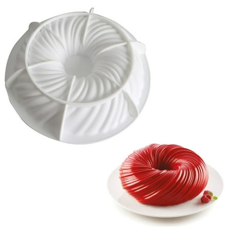 

Cake Mold Mousse Mold Large Baking Mold Silicone Material Yarn Ball Shape Cake Decorating Candy Making Chocolate