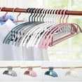 thumbnail image 4 of Feledorashia Plastic Hangers Hangers Non Slip Non-Staining Space Saving Hangers Coat Hangers Heavy Duty Hanging Dry Wet Clothes, 4 of 4