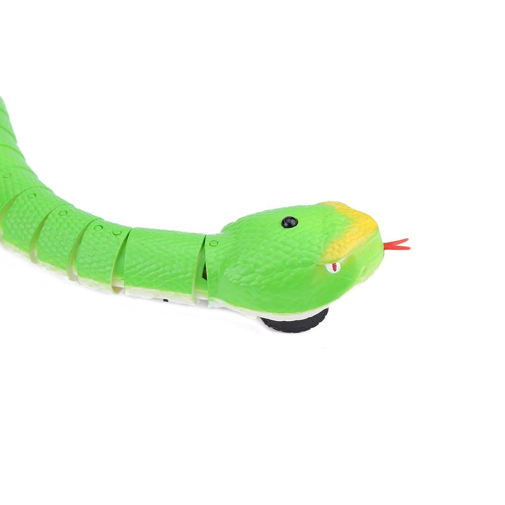 11" Realistic Remote Control RC Green Rattlesnake Toy Gift 