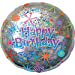 thumbnail image 3 of Anagram International Holographic Circles Birthday Balloon, 32", Multicolor, 3 of 3