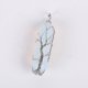 thumbnail image 1 of Zhuge Collar con colgante de árbol de la vida, colgante de columna hexagonal de cristal natural envuelto con hilo, collar con colgante de árbol de la vida, joyería (blanco leche), 1 of 5