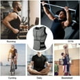 thumbnail image 6 of Neoprene Sauna Suit for Men Zipper Waist Trainer Vest Tank Top Trimmer Body Shaper with Adjustable Single Belt, 6 of 6