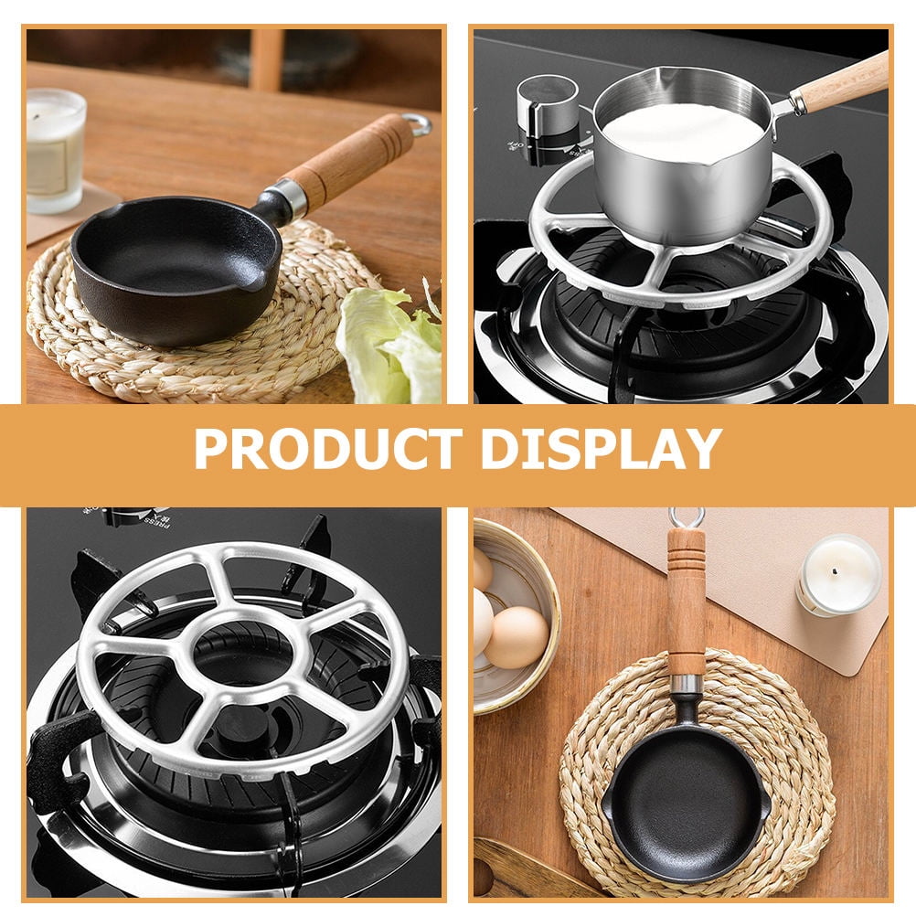 MLINS Small Pot with Wood Handle Egg Cooking Pancake Mold Butter Melting