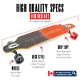 thumbnail image 2 of Madd Gear 31 Drop Through Skateboard Red, 2 of 7