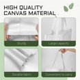thumbnail image 5 of Sublimation Tote Bags Blanks 15 x 13 Inch Polyester Canvas Tote for DIY Crafting Heat fer Bag f, 5 of 5