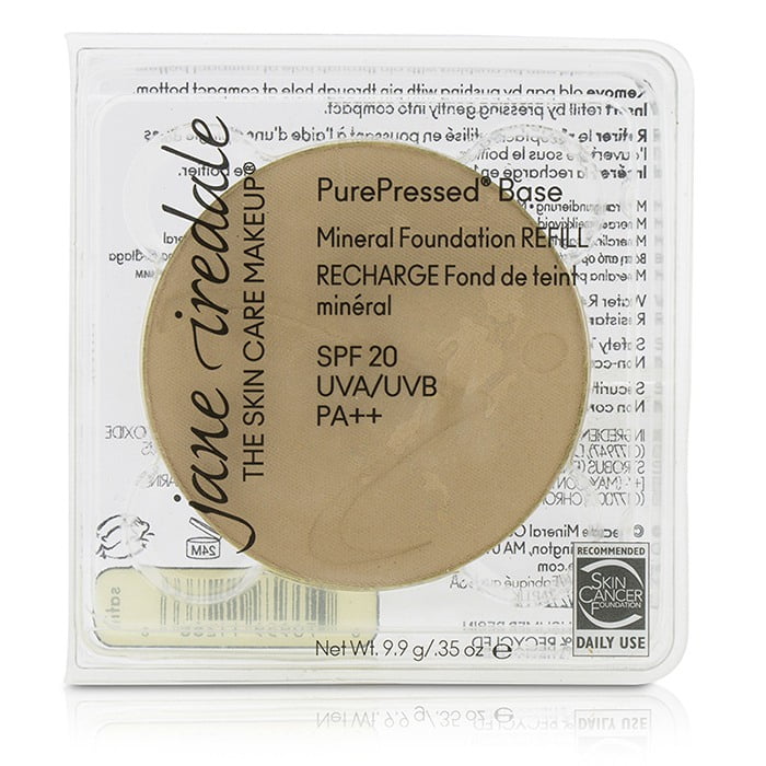Jane Iredale PurePressed Base Mineral Foundation Refill SPF 20 Satin9.9g/0.35oz Walmart Jane Iredale PurePressed Base Mineral Foundation Refill SPF 20 Satin9.9g/0.35oz Walmart