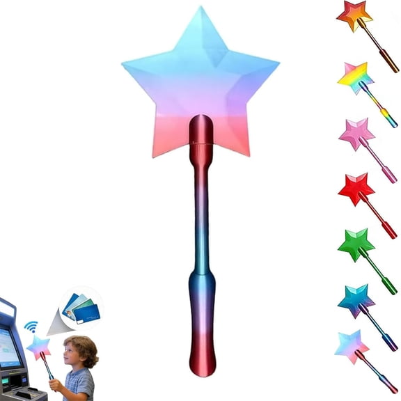 2026 New Magic Fairy Fairy Wand Credit Card Holder, Fairy Wand Credit Card Holder, 3D Printed Tap to Pay Wand