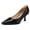 Black, variant on Women's Pumps 2.1inch Shoes Slip-Resistant Dress Shoes, Low Kitten Heel, Pointy Toe, Silver,8.5M