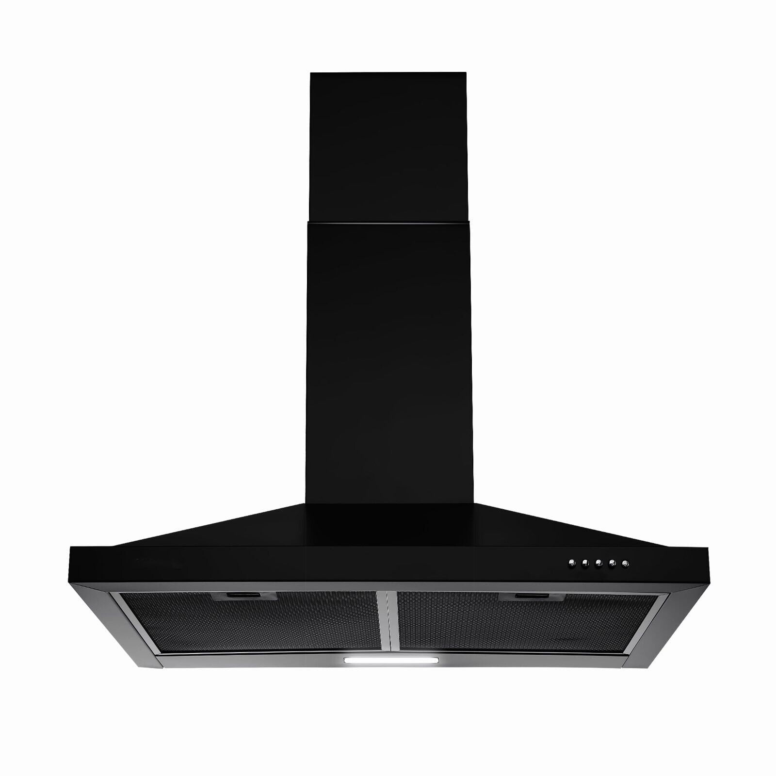 24 inch Wall Mounted Range Hood Kitchen Exhaust Stove Vent Hood 450 CFM