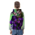 thumbnail image 5 of Joker Hoodie for Boys Girls, Novelty 3D Print Pullover Hooded for Kids, Fashion Lightweight Sweatshirt, Long Sleeve Hoodies with Pocket, S-XL, 5 of 6