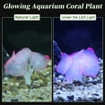 thumbnail image 5 of Silicone Glowing Aquarium Decorations Fluorescence Coral Glowing Sucker Coral for Aquar Pink Green 1 Set, 5 of 7